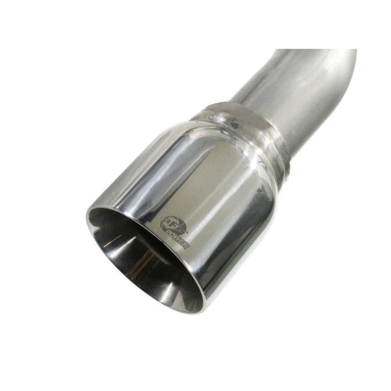 aFe 17-19 Audi A4 (B9) MACH Force-Xp 3in to 2.5in 304 SS Cat-Back Exhaust System-Dual Polished Tips-SR1 Performance