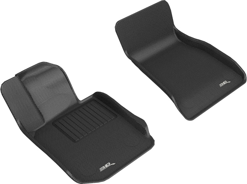3D MAXpider 2019-2020 BMW 3 Series (G20) Kagu 1st Row Floormat - Black-SR1 Performance
