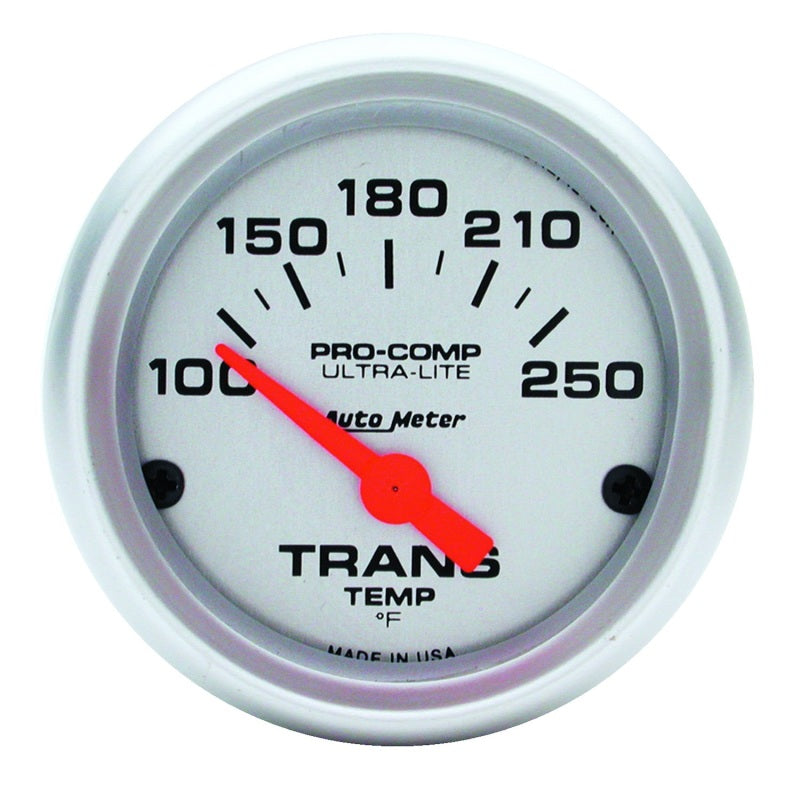 Autometer Ultra-Lite 52mm 100-250 Degree F Mechanical Transmission Temperature Gauge-SR1 Performance