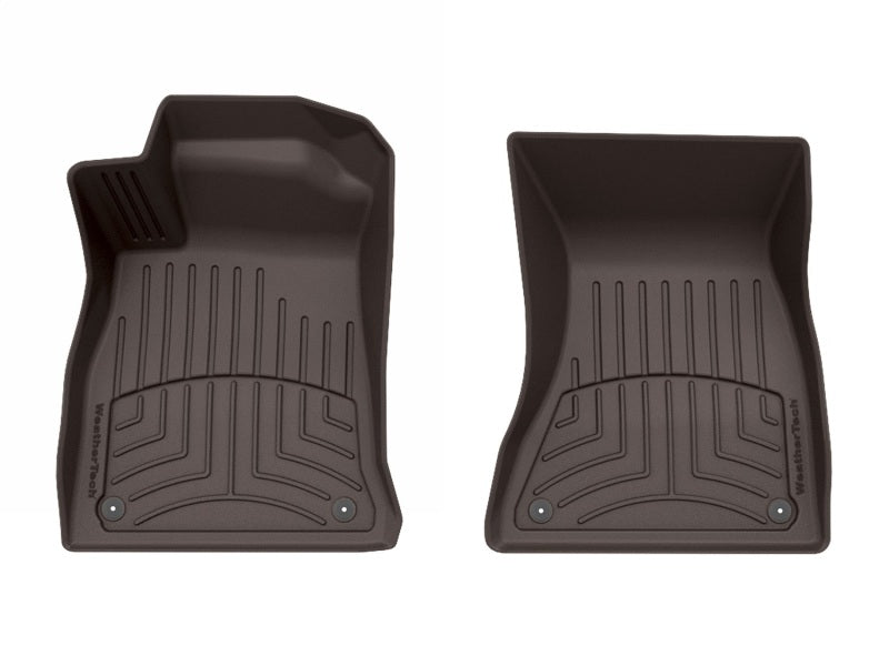 WeatherTech FloorLiner HP for 2017-2024 Audi A4/S4/Allroad & 2018-2025 S5/A5, Front, Cocoa (Part #479371IM)