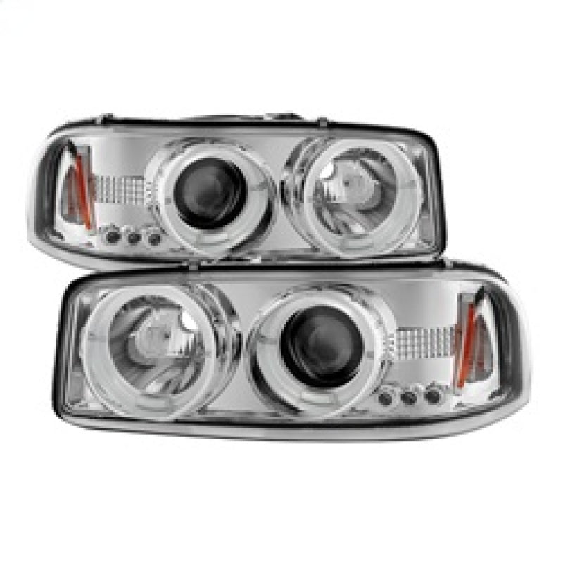 Spyder GMC Sierra 1500/2500/3500 99-06 Projector Headlights LED Halo LED Chrome PRO-YD-CDE00-HL-C-SR1 Performance