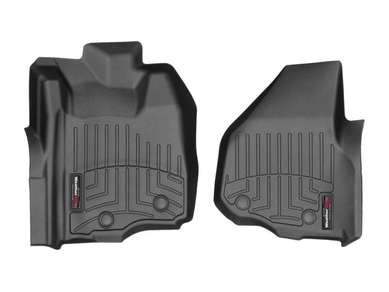 WeatherTech FloorLiner DigitalFit Front Floor Mat for Ford F-250/F-350 (2012-2013) – Black, Part Number 449601V