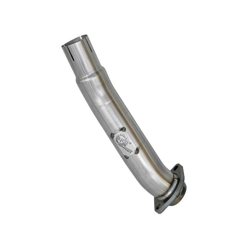 aFe Twisted Steel 2in Stainless Steel Loop Delete Down-Pipe 2018+ Jeep Wrangler (JL) V6 3.6L-SR1 Performance