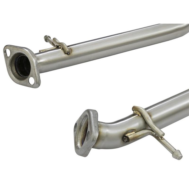 aFe Takeda 16-17 Lexus RC 200T 2.0L (t) 2in. SS Axle-Back Exhaust System w/Polished Tips