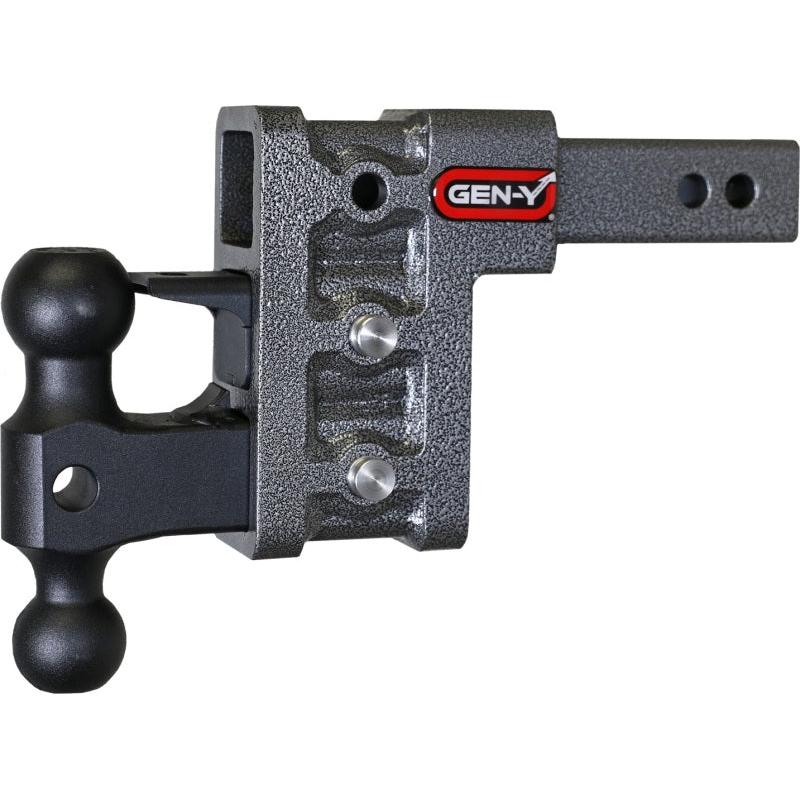 Gen-Y Mega Duty 2in Shank 5in Drop 2K TW 16K Hitch w/GH-051 Dual-Ball/GH-032 Pintle Lock