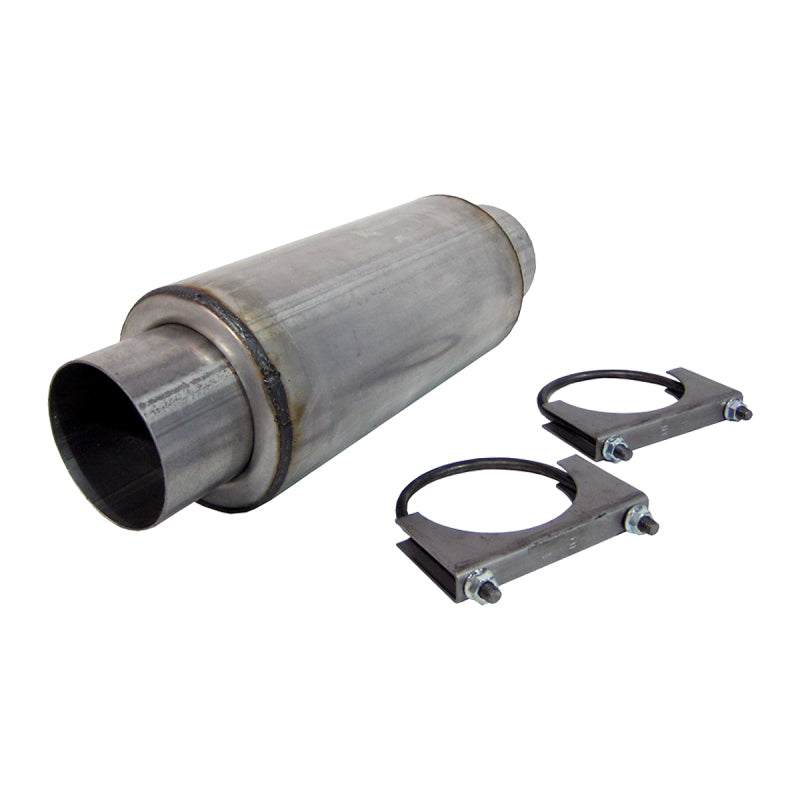 MBRP Universal Resonator 4 Inlet /Outlet 12 Body 18 Overall Aluminized-SR1 Performance
