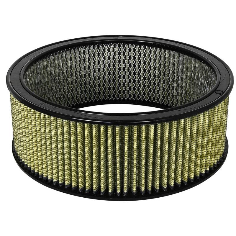 aFe MagnumFLOW Air Filters Round Racing PG7 A/F RR PG7 14OD x 12ID x 5H IN with E/M-SR1 Performance