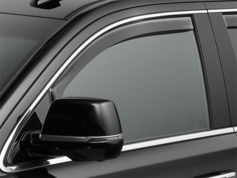 WeatherTech 15-20 Cadillac Escalade ESV / Chevrolet Suburban Front Side Window Deflectors - Dark Tint