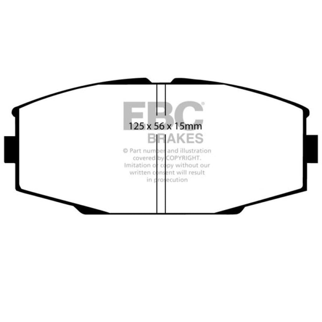 EBC Yellowstuff Front Brake Pads for Toyota Supra (1986-1992) | Part No. DP4610R