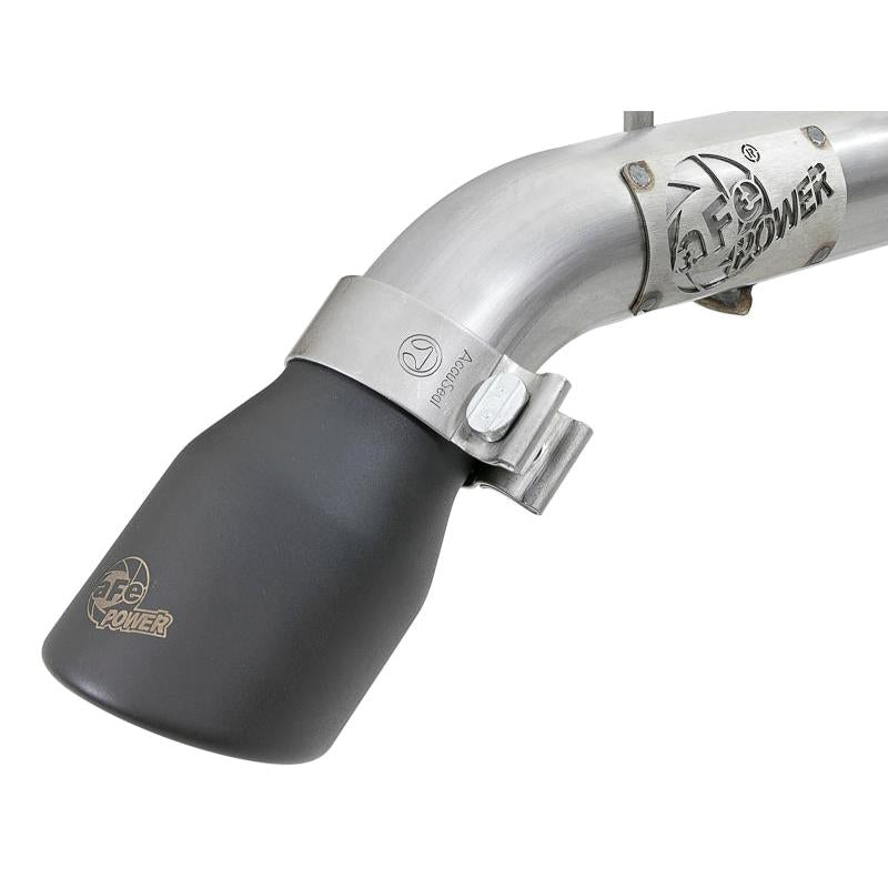 aFe MACH Force-Xp Axle-Back Exhaust System w/Black Tip 18-20 Jeep Wrangler L4-2.0T / V6-3.6L-SR1 Performance