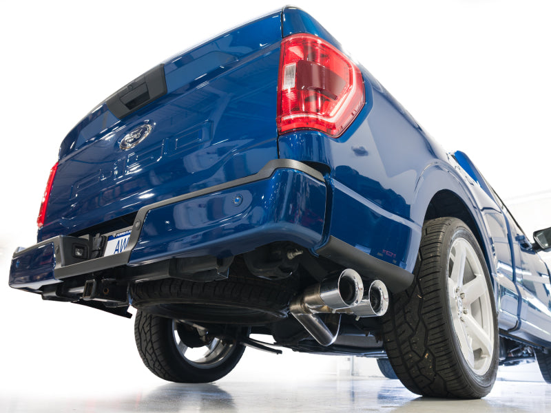 AWE Tuning 3015-32145 Ford F-150 14th Gen Regular Cab Cat-Back Exhaust with 4.5-Inch Dual Chrome Tips