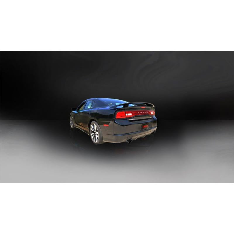 Corsa 2012-2014 Dodge Charger SRT-8 6.4L V8 Black Xtreme Cat-Back Exhaust