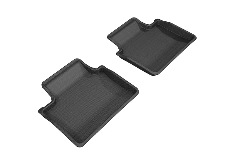 3D MAXpider 2017-2019 Porsche Panamera Kagu 2nd Row Floormats - Black-SR1 Performance