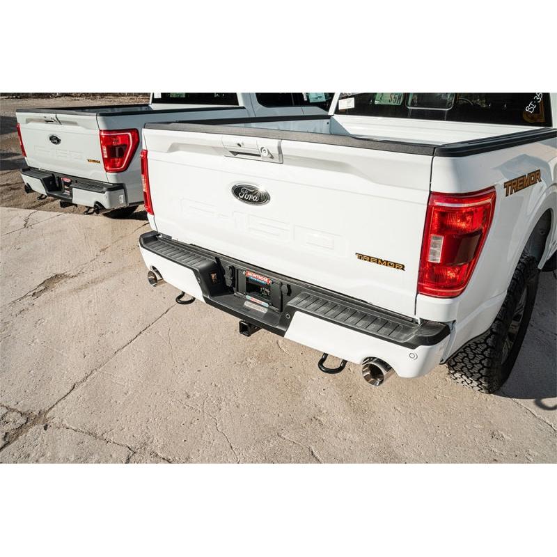 Corsa 2021-2024 2023 Ford F-150 SuperCrew/5.5ft Bed 3.5L V6 Sport Cat-Back Dual Rear Exit-Polished