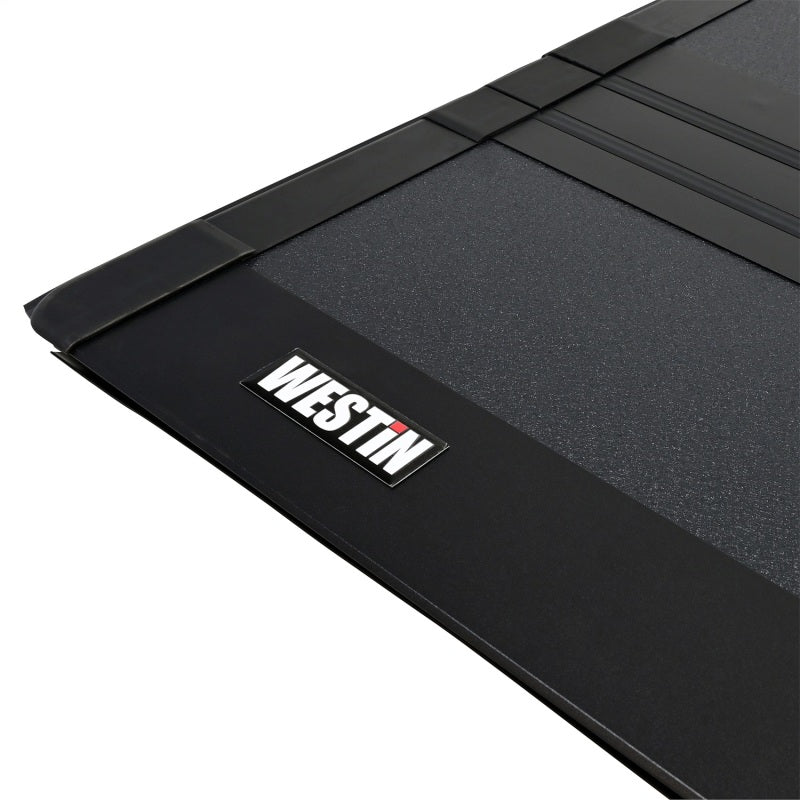 Westin 19-22 RAM 1500 Crew Cab (Excl. RamBox) 5ft. 7in. Bed Hard Tri-Fold Tonneau Cover - Black