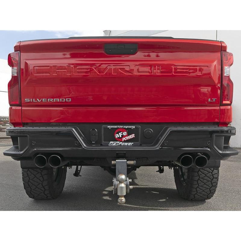 aFe Vulcan Series 3in 304SS DPF-Back 20-21 GM Trucks L6-3.0L (td) LM2 - Dual Black Tip-SR1 Performance