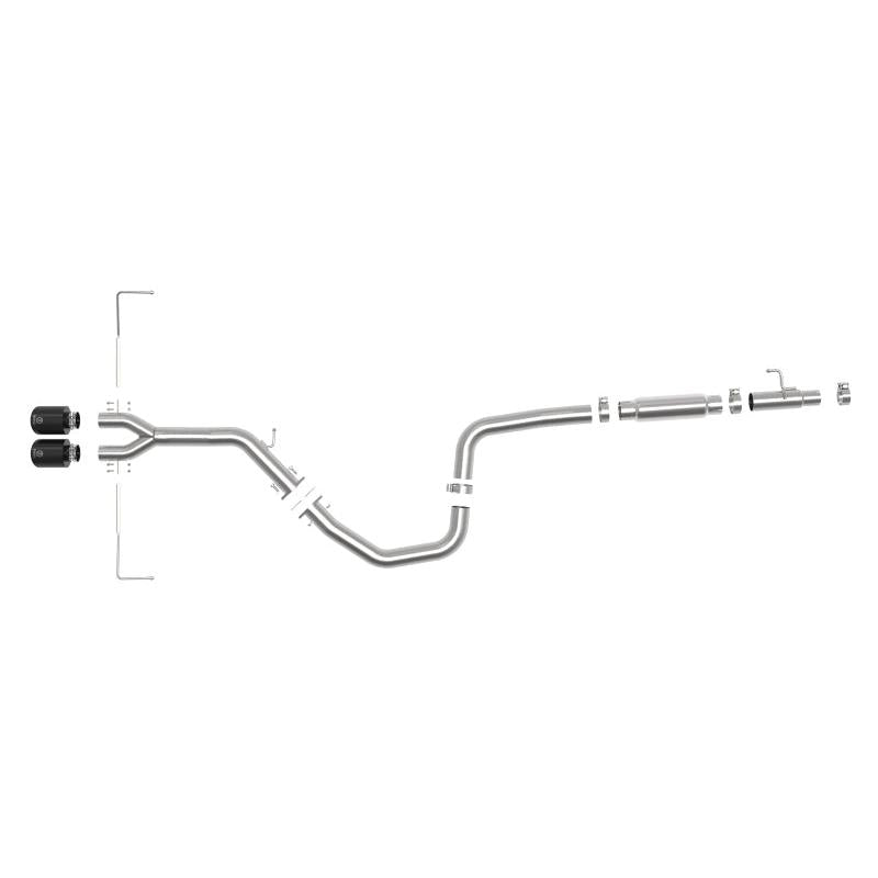 aFe Takeda Exhaust Cat-Back 19-20 Hyundai Veloster 304SS Black Dual Tips Exhaust-SR1 Performance
