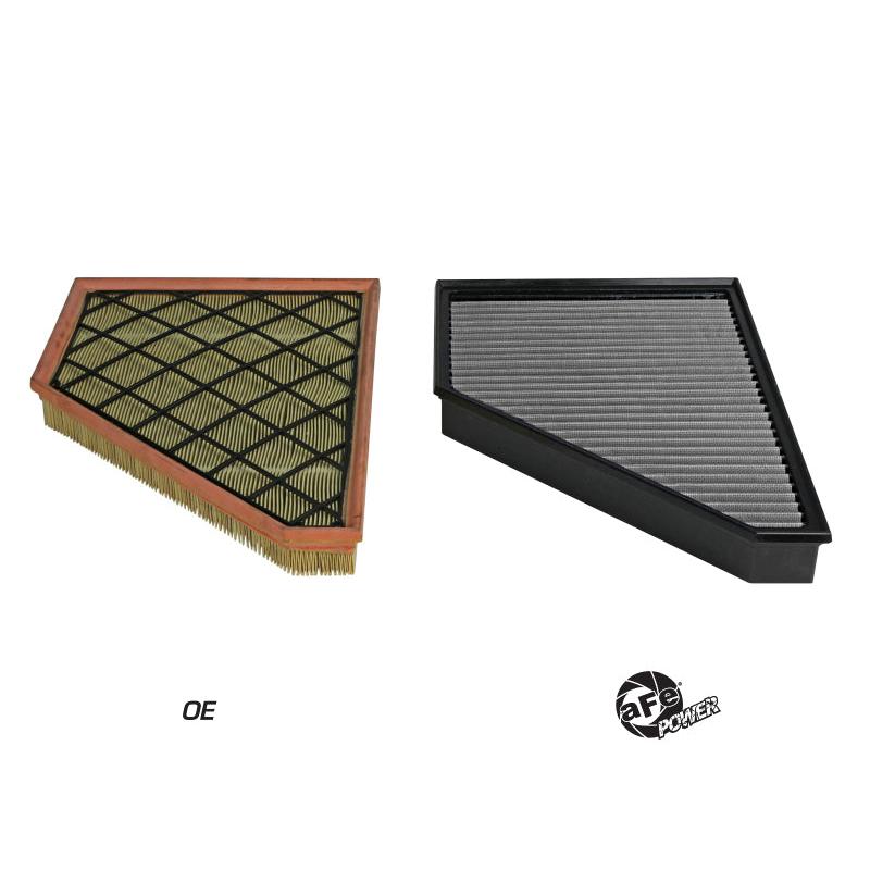 aFe 17-23 GMC Acadia V6 3.6L / 17-24 Cadillac XT5 V6 3.6L Magnum FLOW Pro DRY S Air Filter-SR1 Performance