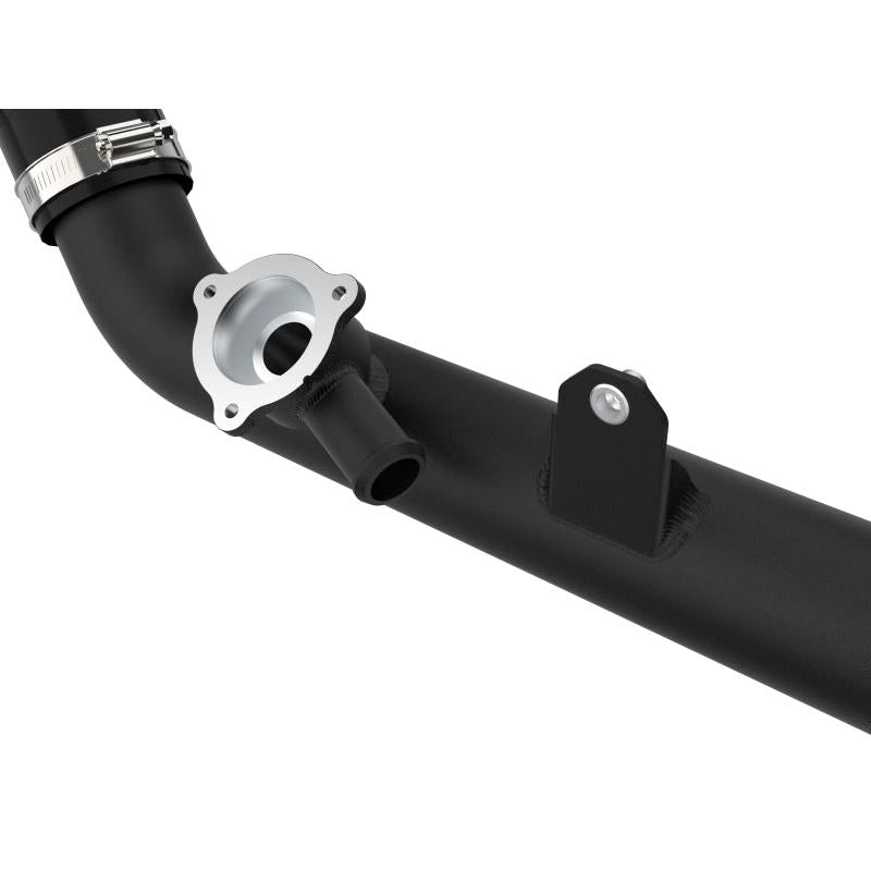 aFe Bladerunner 2-1/4 IN Aluminum Hot Charge Pipe Black 20-23 Ford Explorer/Explorer ST - Black