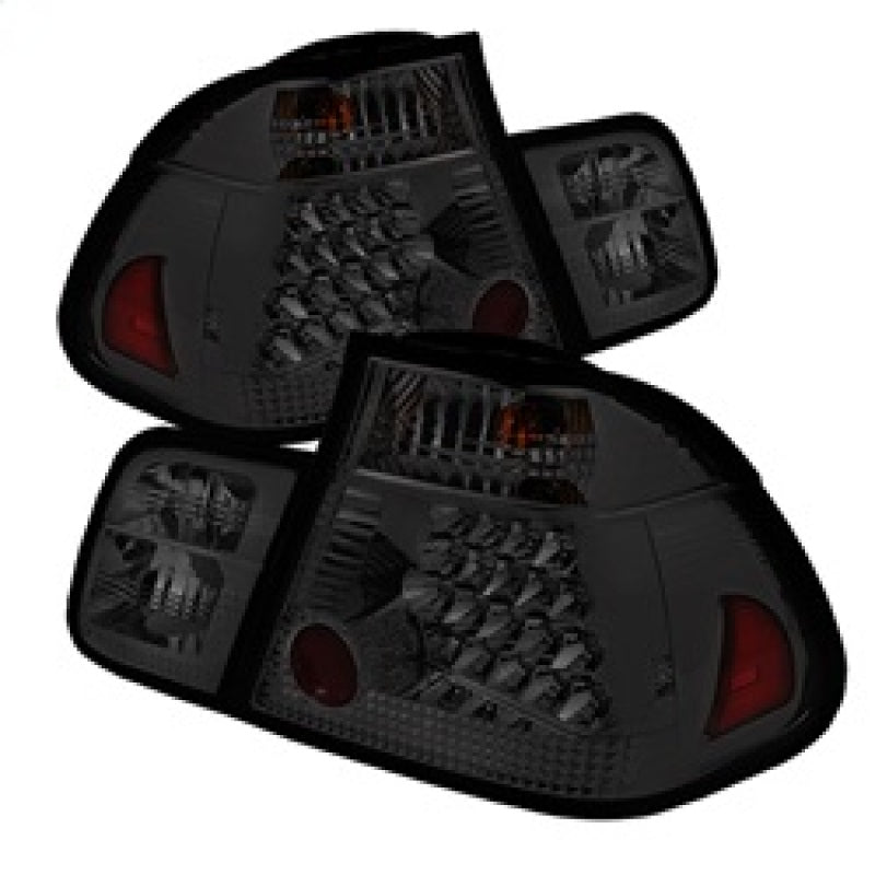 Spyder BMW E46 3-Series 02-05 4Dr Tail Lights Smke ALT-YD-BE4602-4D-LED-SM-SR1 Performance