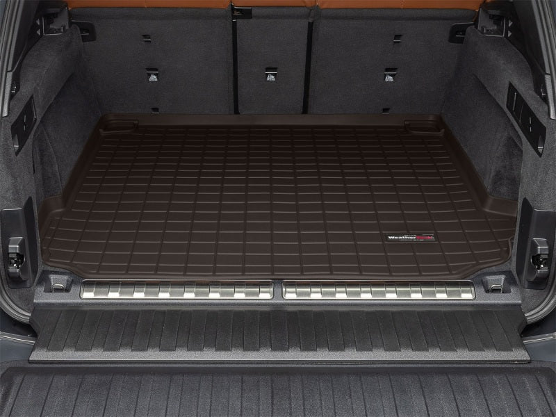 WeatherTech 2021+ BMW X5 Cargo Liners - Cocoa | Full Trunk Protection with Raised Lip and Textured Finish