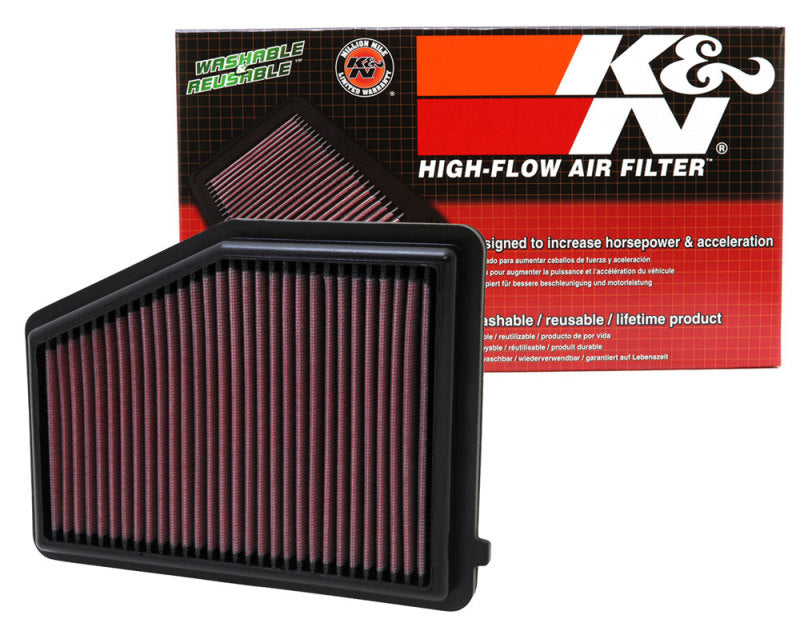 K&N Replacement Air Filter for 12 Honda Civic 1.8L L4-SR1 Performance