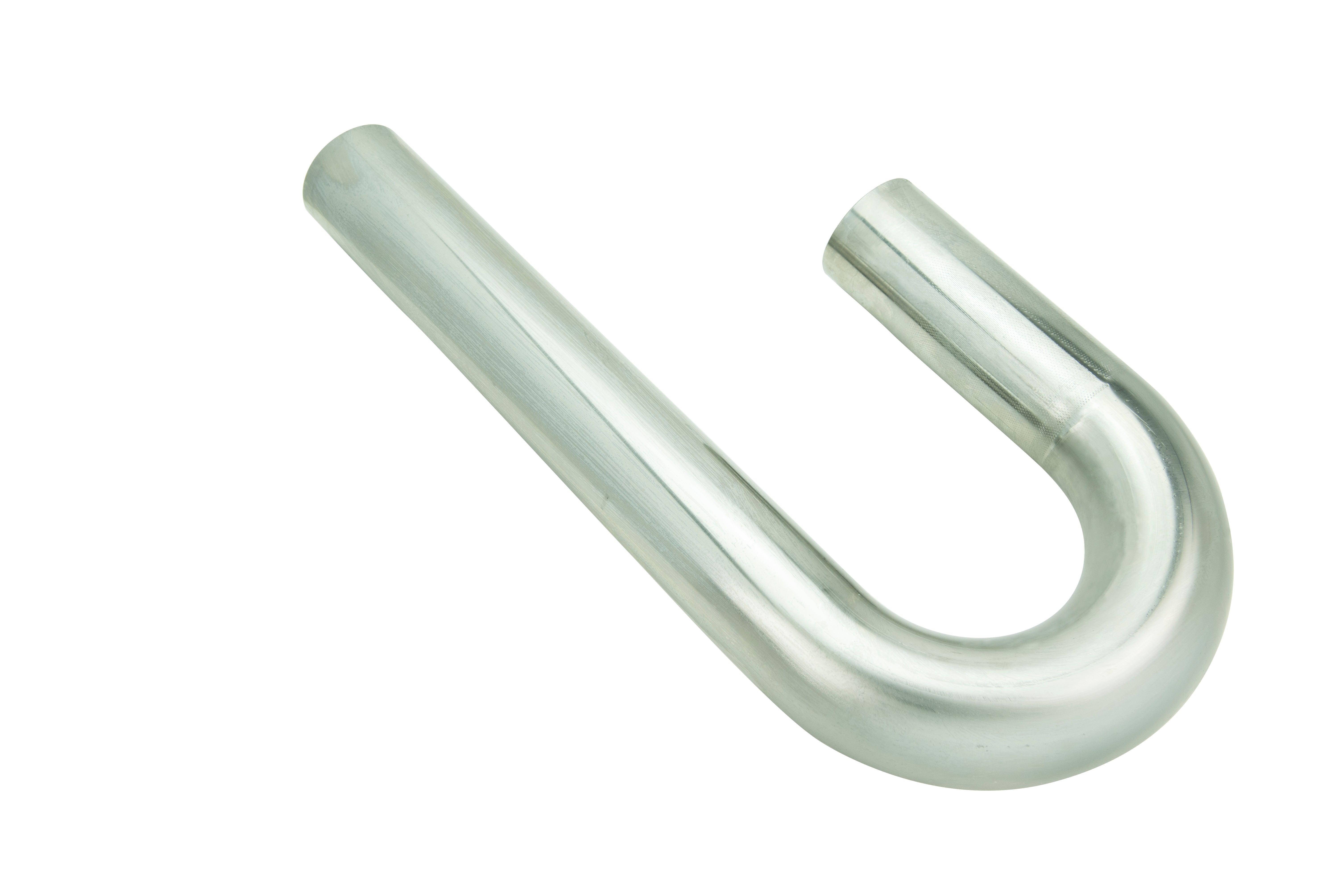 2-1/2" 304 Stainless 180 Degree J-Bend. 16 Ga Mandrel Bent Tubing. 3.50" CLR