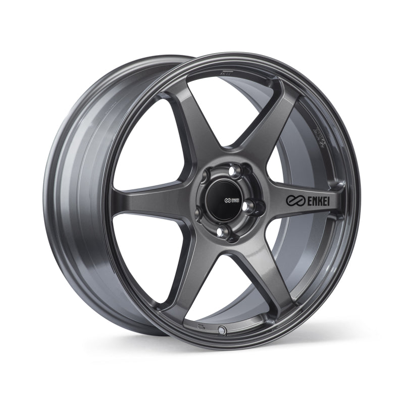 Enkei T6R 18x9.5 38mm Offset 5x114.3 Bolt Pattern 72.6 Bore Matte Gunmetal Wheel-SR1 Performance