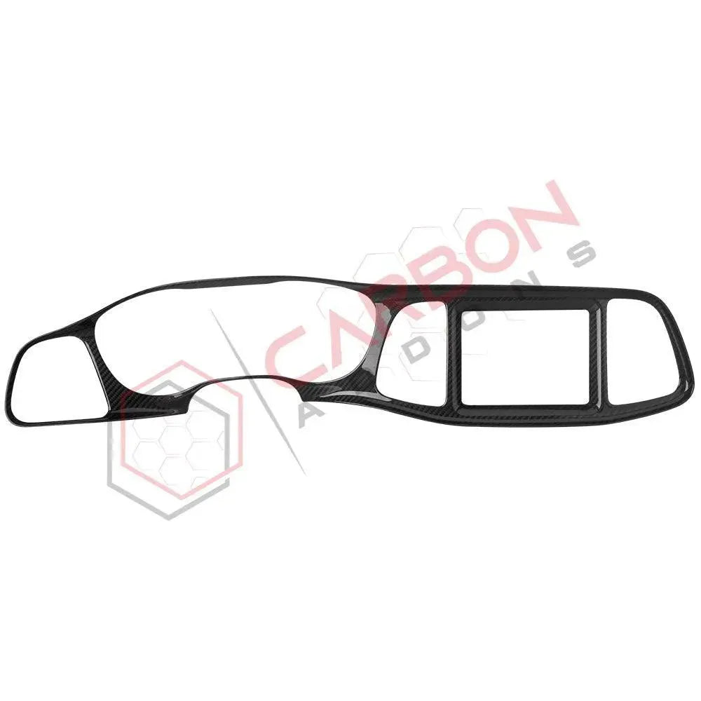 Dodge Challenger 2015-2023 Real Carbon Fiber Interior Dashboard Trim Cover - carbonaddons Carbon Fiber Parts, Accessories, Upgrades, Mods