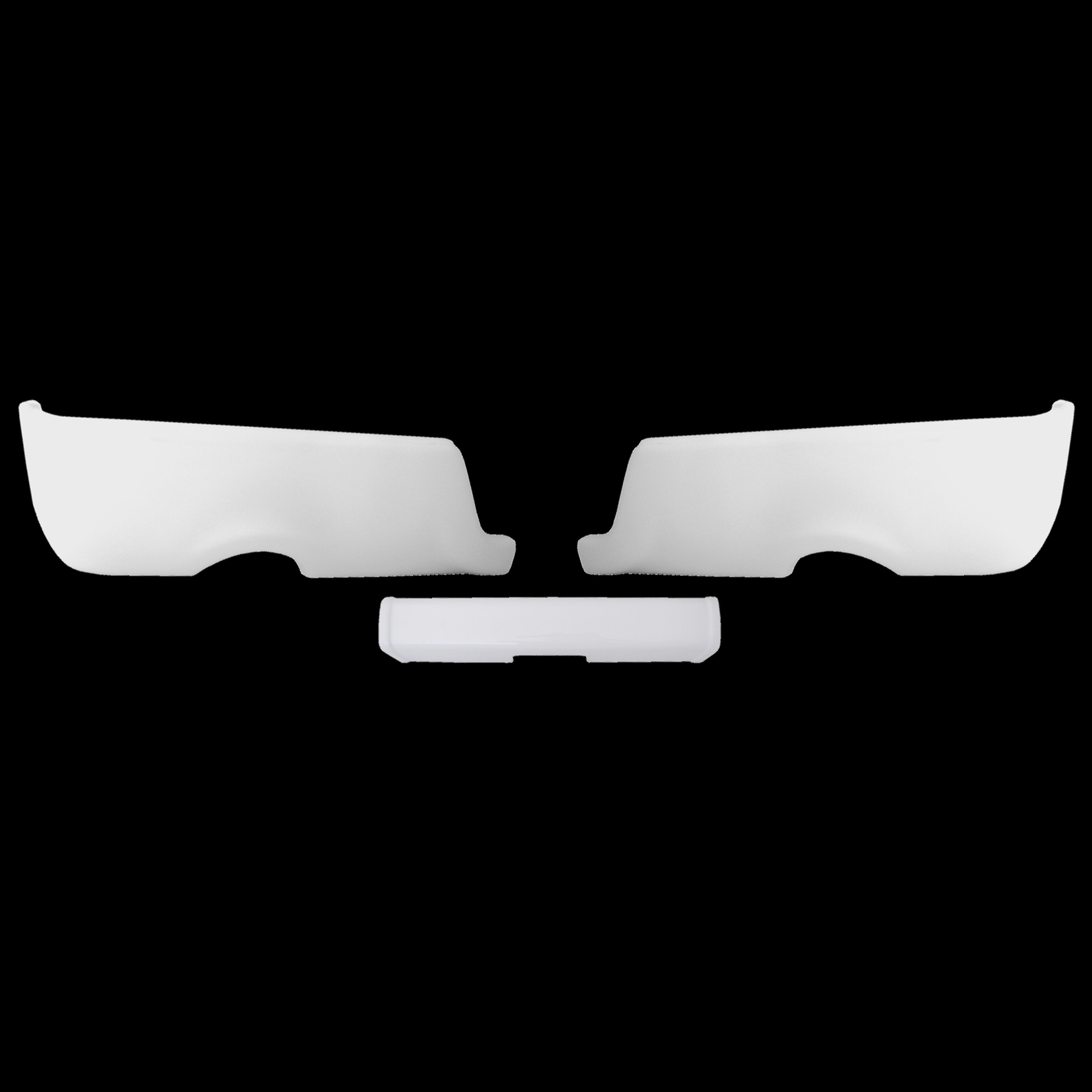 2009-2018 Ram - Rear BUMPERSHELLZ™ - Chrome Delete Truck Bumper Caps