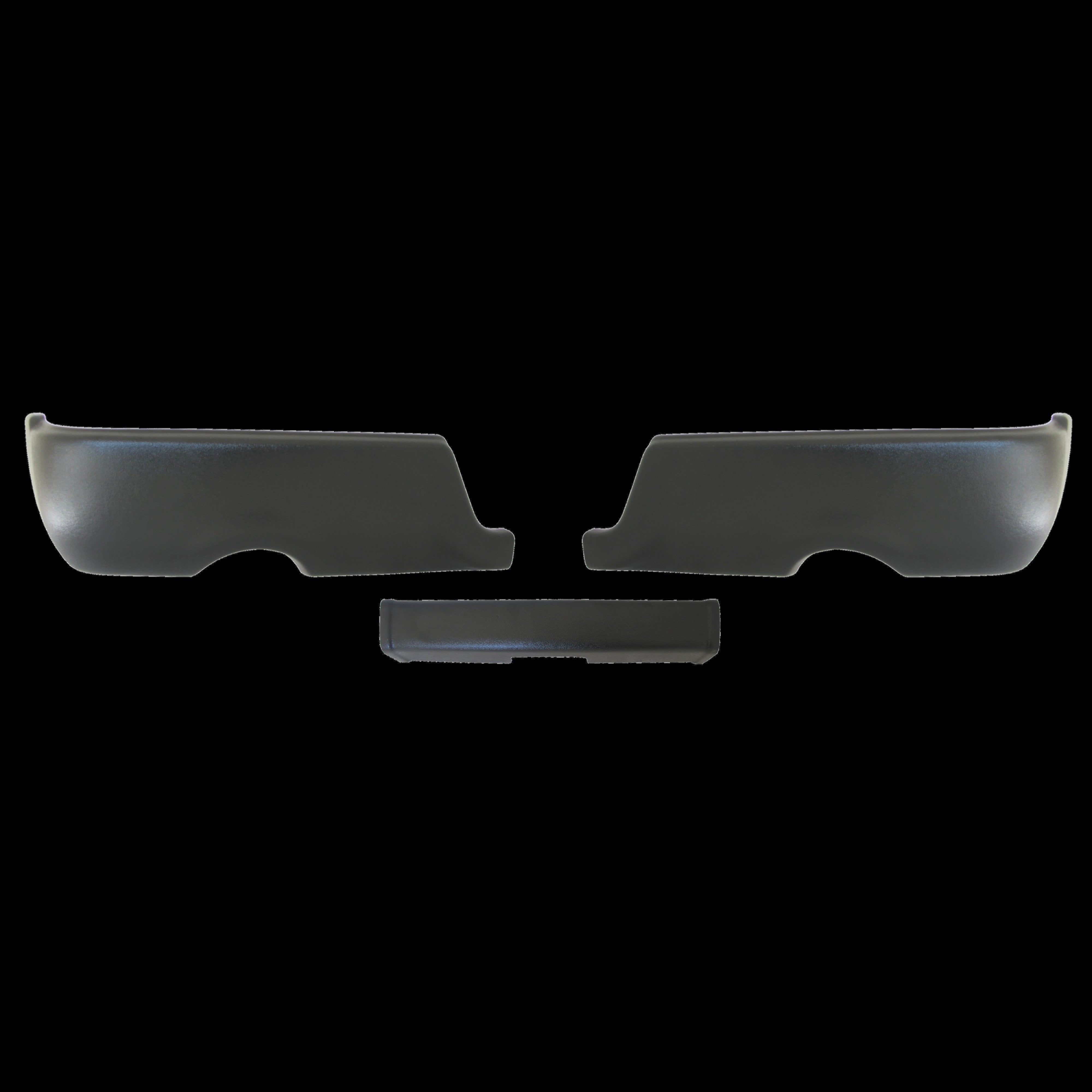 2009-2018 Ram - Rear BUMPERSHELLZ™ - Chrome Delete Truck Bumper Caps