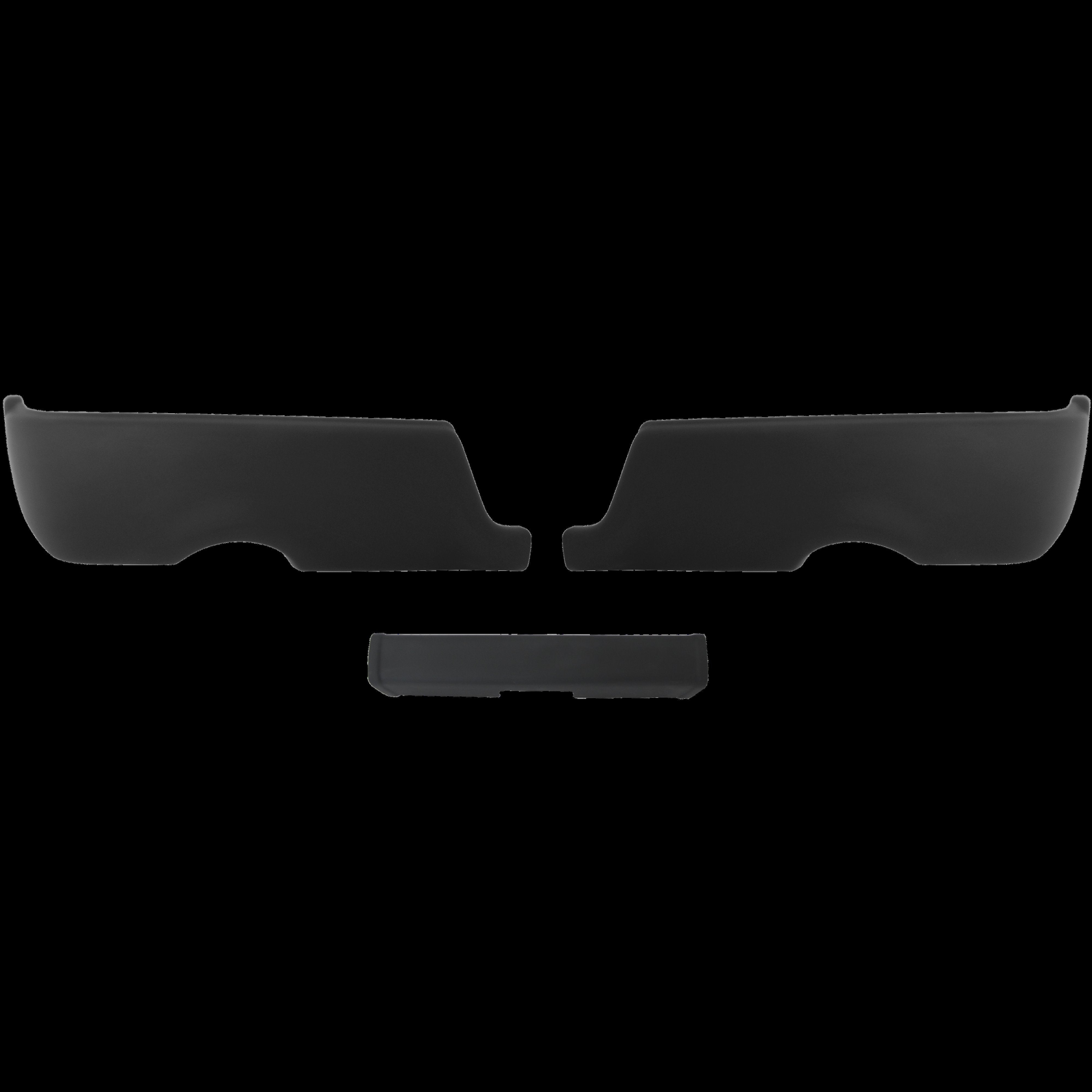 2009-2018 Ram - Rear BUMPERSHELLZ™ - Chrome Delete Truck Bumper Caps