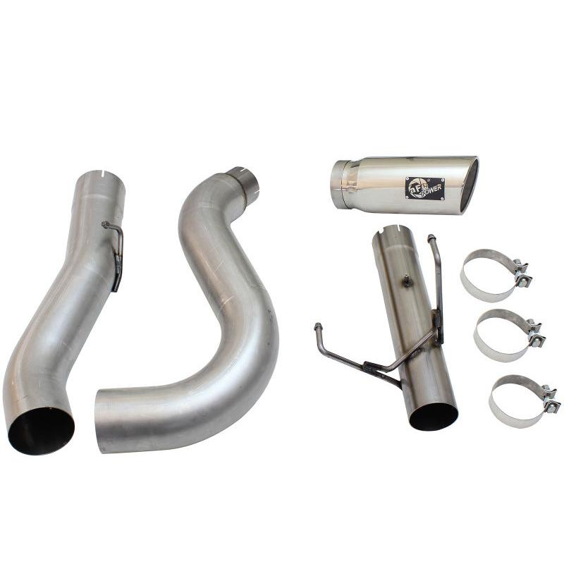 aFe MACHForce XP Exhaust Large Bore 5in DPF-Back SS 13-15 Dodge Trucks L6-6.7L (td) *Polish Tip-SR1 Performance