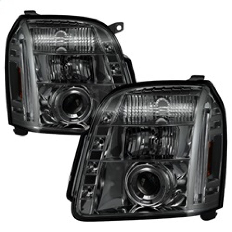 Spyder GMC Yukon 07-14/Yukon Denali 07-14 Projector Headlights LED Halo LED Smke PRO-YD-GY07-HL-SM-SR1 Performance