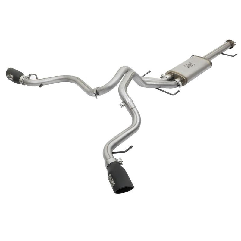 aFe MACH Force-Xp 3in - 2.5in SS Cat-Back Dual Exhaust w/Black Tips 07-14 Toyota FJ Cruiser 4.0L-SR1 Performance
