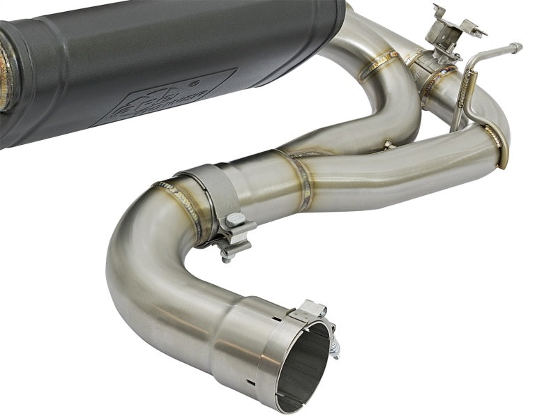 aFe MACHForce XP Exhausts Axle-Back 12-15 BMW 335i 3.0T (SS w/Black Tips)-SR1 Performance