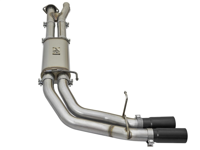 aFe POWER Rebel Series 3in 409 SS Cat Back Exhaust w/ Black Tips 17 Ford F-150 Raptor V6-3.5L-SR1 Performance