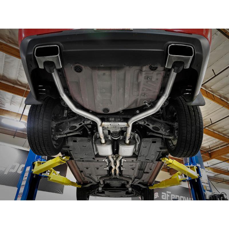 aFe MACH Force-Xp 2-1/2in 304 SS Cat-Back Exhaust 15-19 Dodge Challenger V6-3.6L - Raw Tip-SR1 Performance