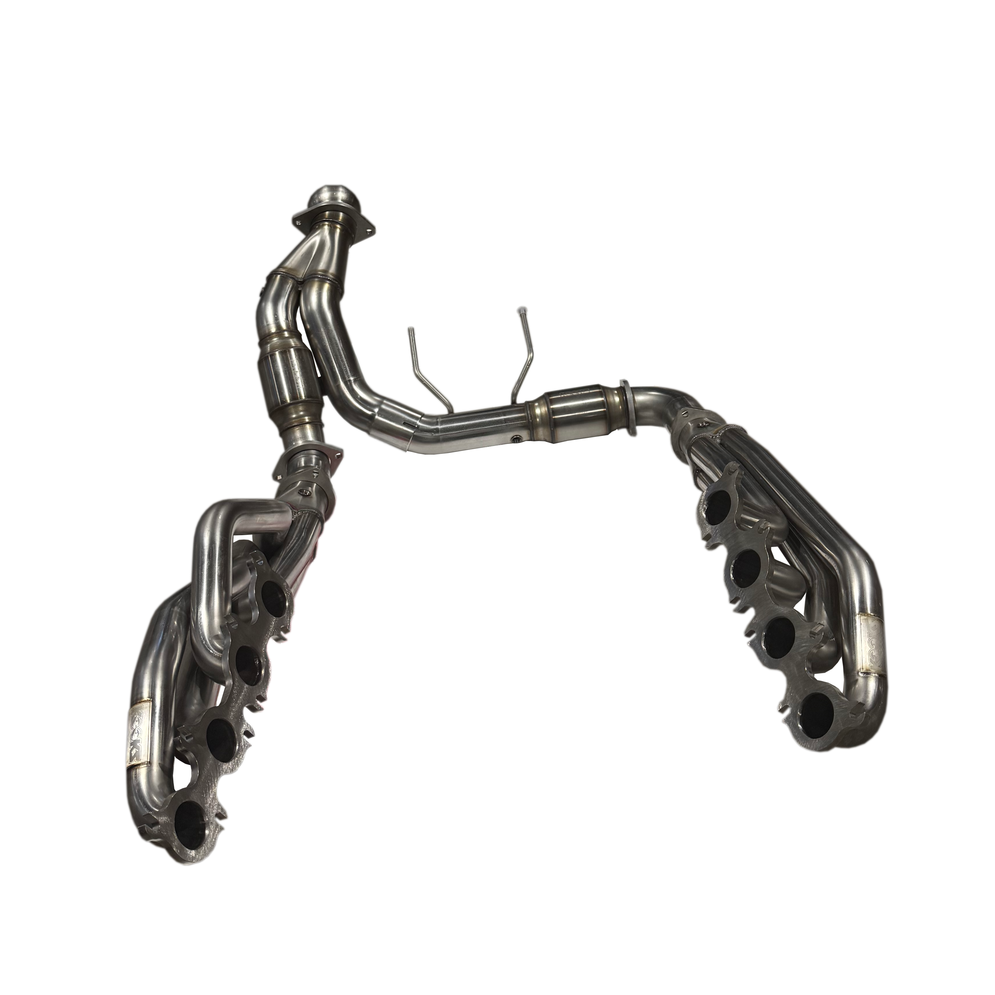 1-7/8" Header and GREEN Connection Kit. 2021-2024 Ford F150 Coyote 5.0L 4V.
