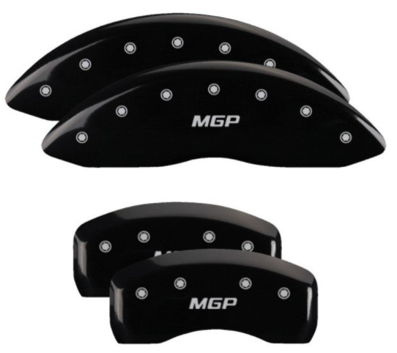 MGP 4 Caliper Covers for 2019-2020 Ford Edge * Black Finish with Silver Characters