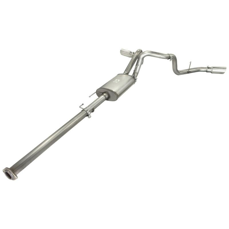 aFe MACHForce XP Exhausts 3inSS Dual Side Exit Cat-Back 11-14 Ford F150 Ecoboost V6-3.5L (TT)-SR1 Performance