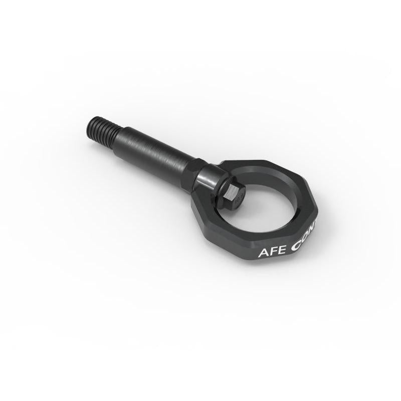 aFe Control Front Tow Hook Gray 20-21 Toyota GR Supra (A90)