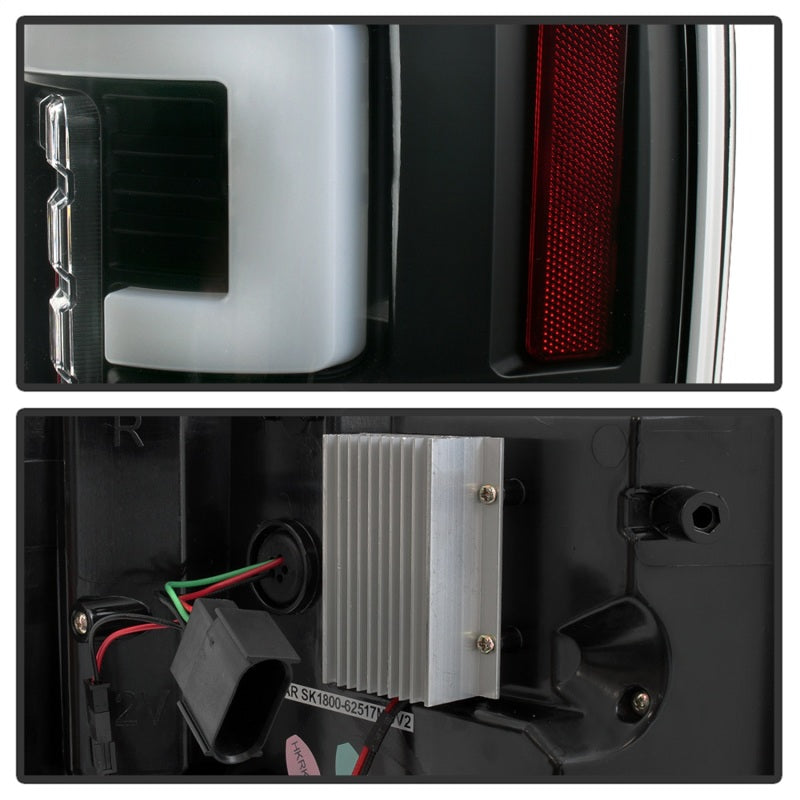Spyder 17-18 Ford F-250 Super Duty (Excl LED Models) LED Tail Lights - Black (ALT-YD-FS17-LED-BK)-SR1 Performance