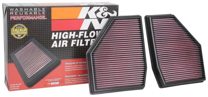 K&N 18-19 BMW M5 V8 4.4L F/I Turbo Replacement Air Filter (Two Per Box)-SR1 Performance