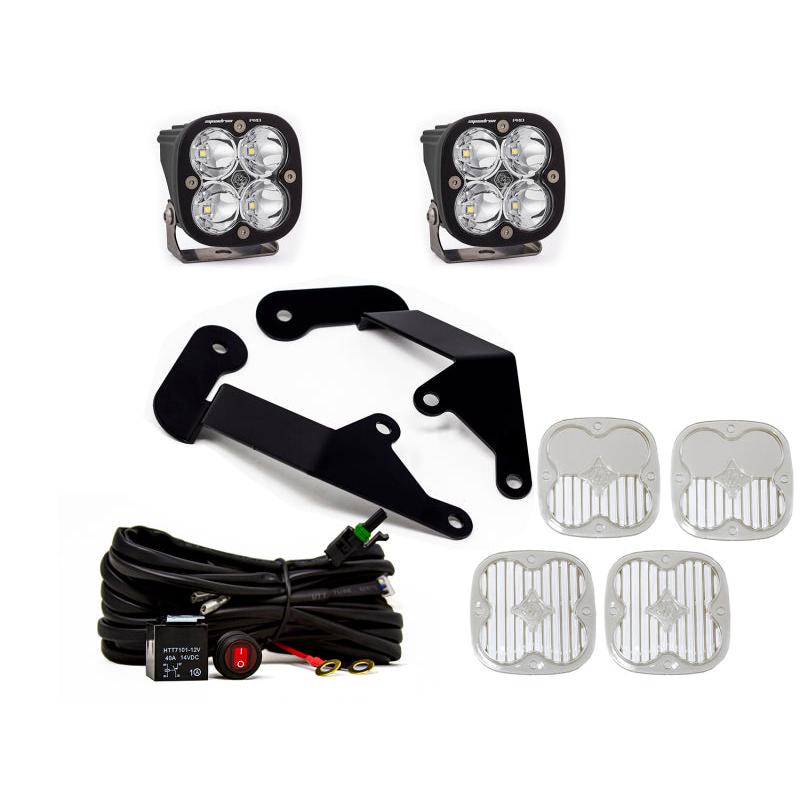 Baja Designs 21+ Ford Bronco Sport Squadron Pro Spot LED Light Pods - Clear