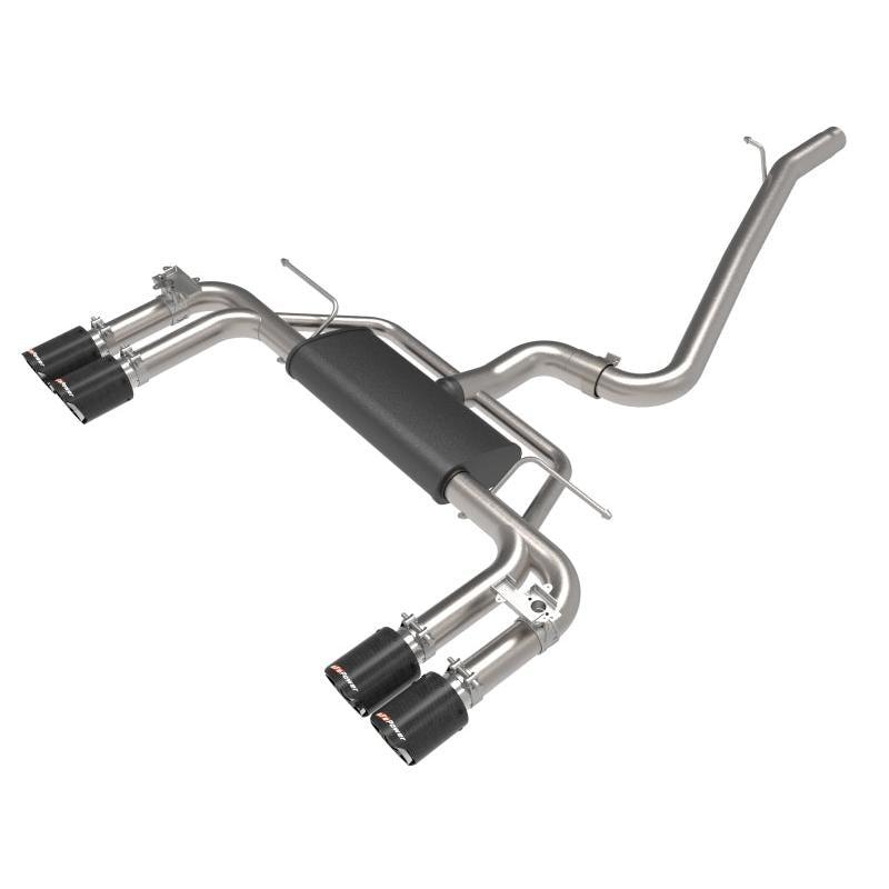 aFe MACHForce XP 3in-2.5in 304SS Exhaust Cat-Back 15-20 Audi S3 L4-2.0L (t) - Carbon Tips