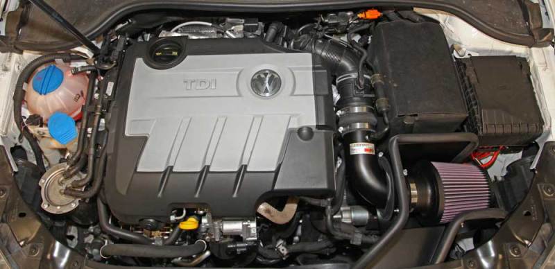 K&N 13-14 Volkwagen Jetta TDI 2.0L Typhoon Short Ram Intake-SR1 Performance