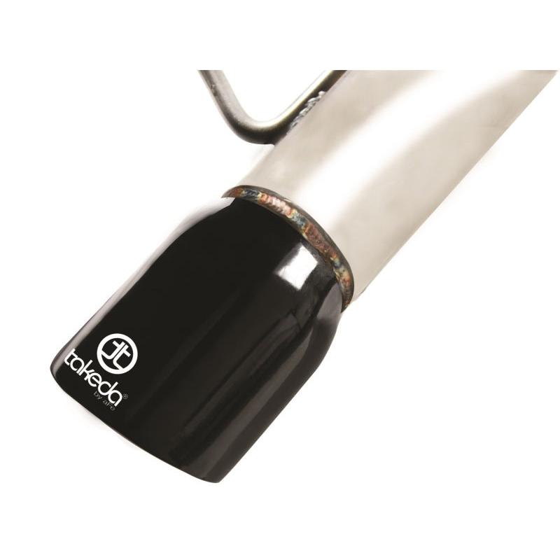 aFe Takeda Exhaust Cat-Back 304 Stainless Steel 11-14 Nissan Juke L4 1.6L (t) Black Tip-SR1 Performance