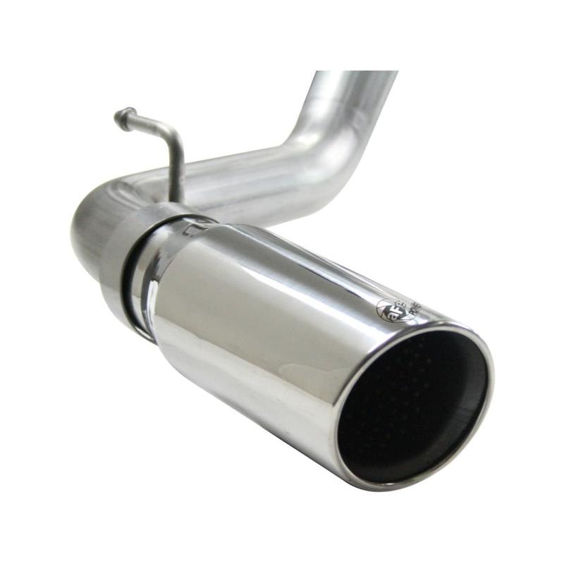 aFe MACHForce XP 2.5in 409SS Cat Back Exhaust w/ 304SS Polished Tip 05-13 Toyota Tacoma V6 4.0L-SR1 Performance