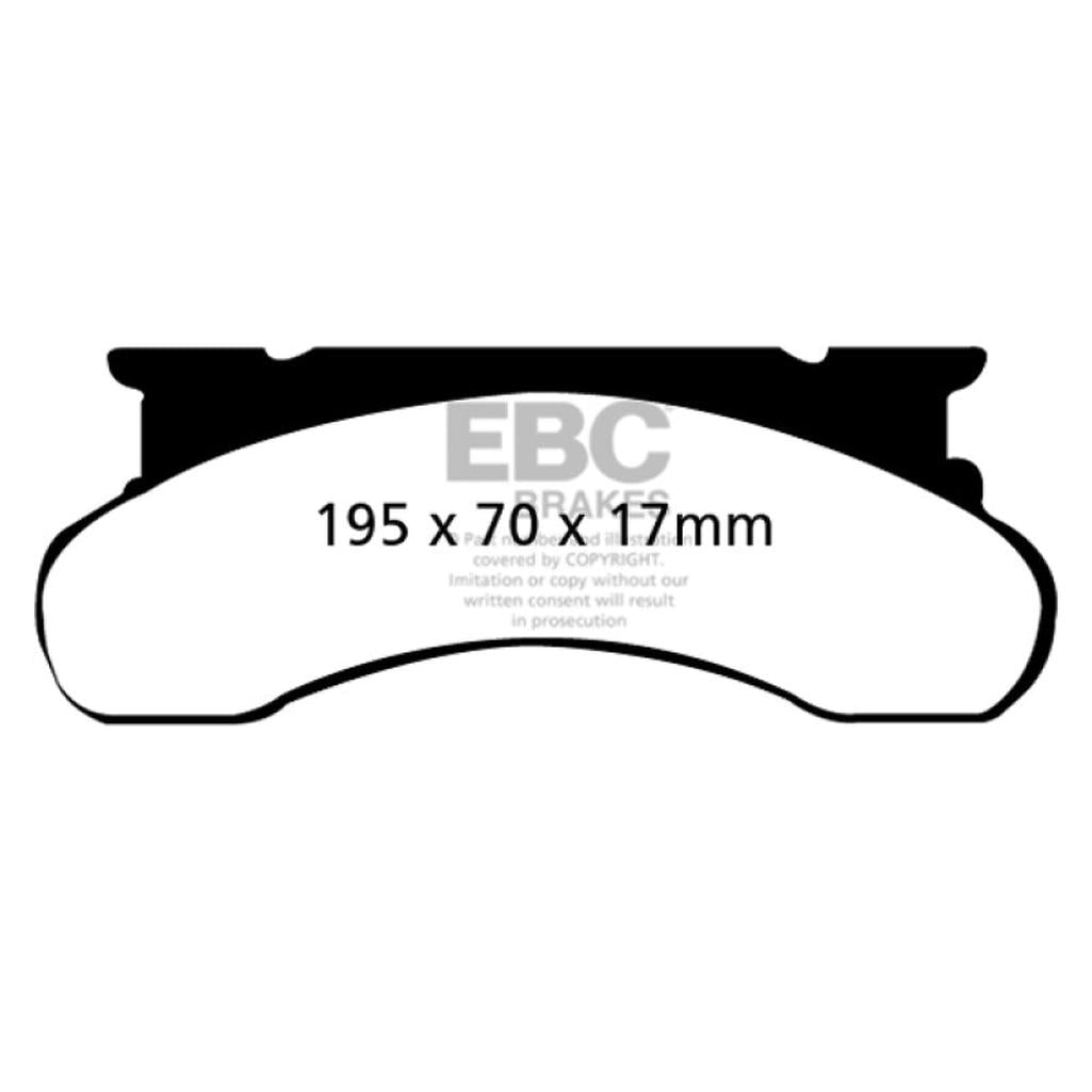 EBC Yellowstuff Front Brake Pads for Ford F-250 1991-1994 – High-Performance Street and Track Use